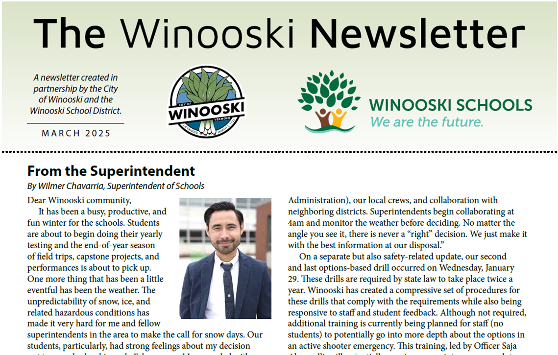 Newsletter Front Page Top